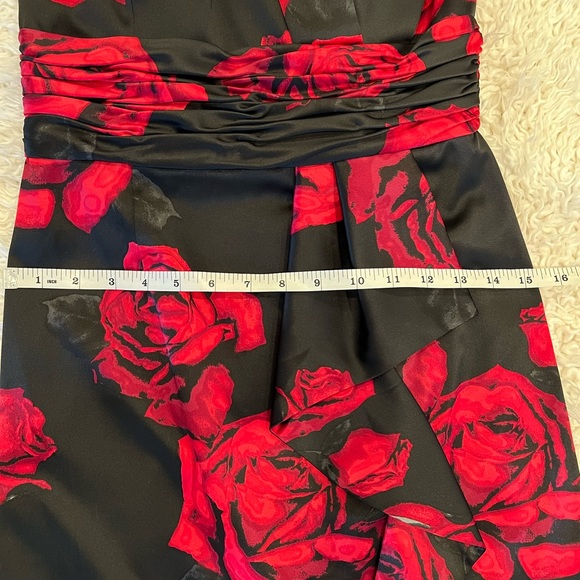 White House Black Market strapless Rose dress. - Picture 8 of 10